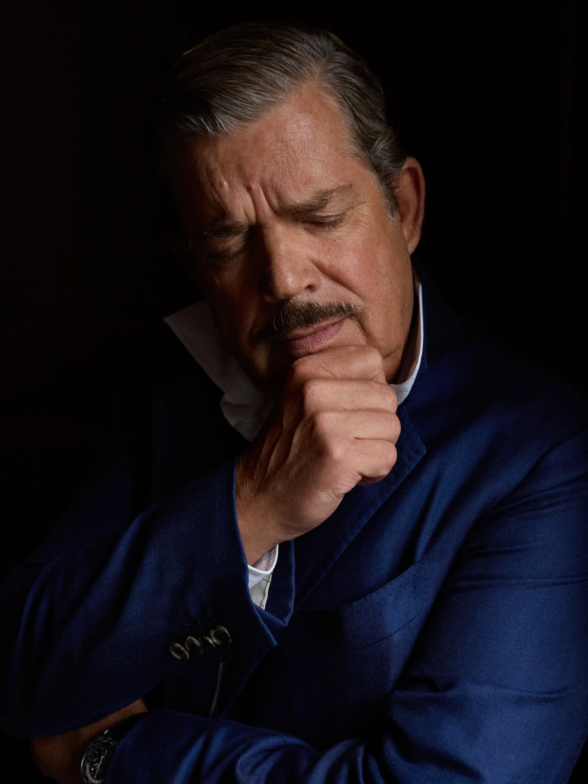 Editorial portrait of musician Boris Blank of Yello